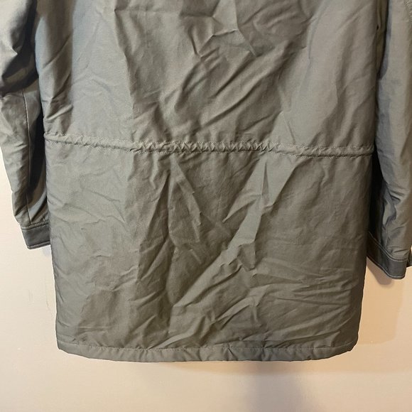 Black Brown 1826 Mens\womens Trench Coat Jacket with Hood - NWT! Olive Green - Picture 10 of 10